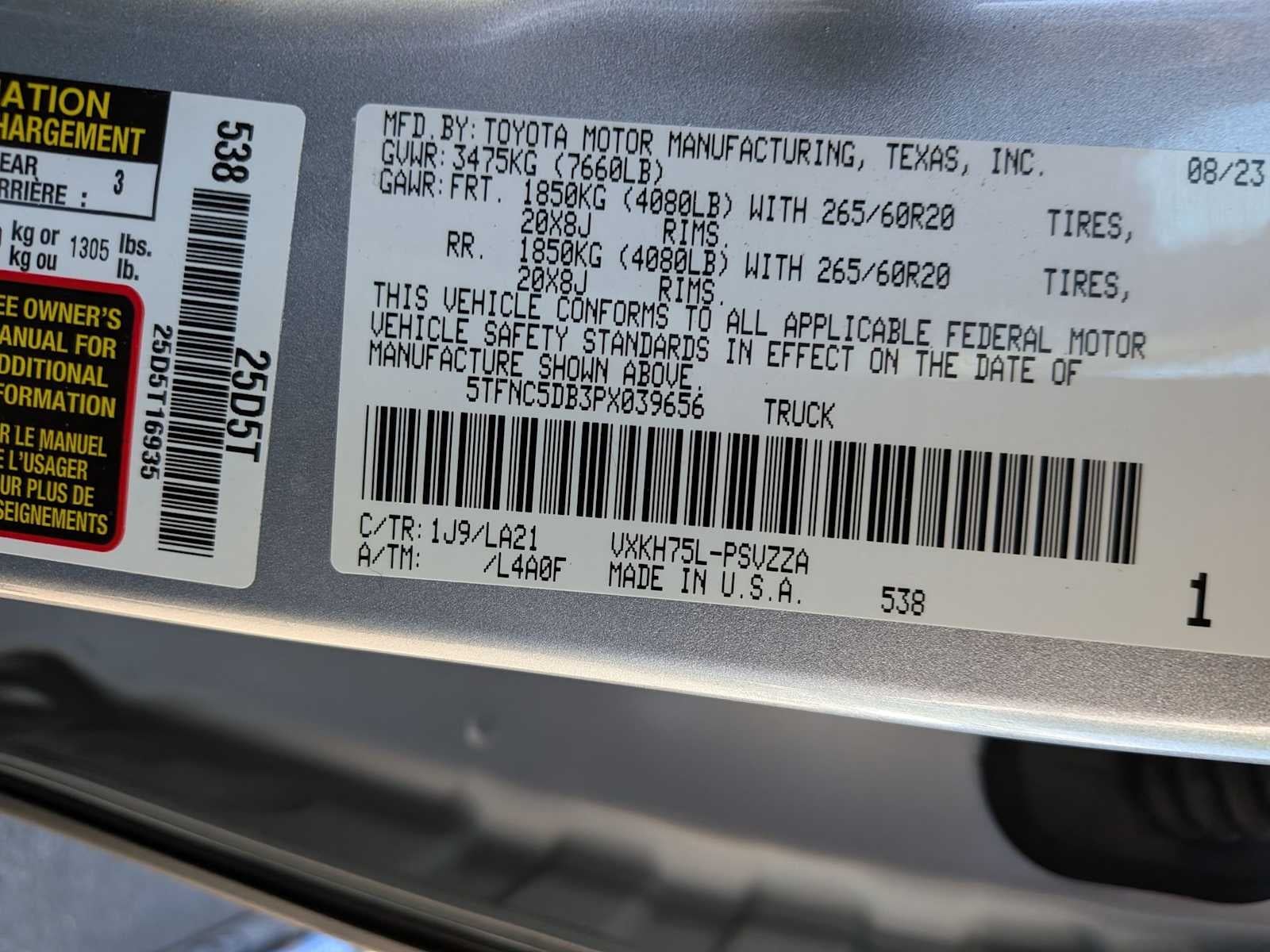 2023 Toyota Tundra Platinum Hybrid