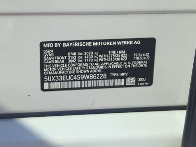 2025 BMW X5 M60i M60i