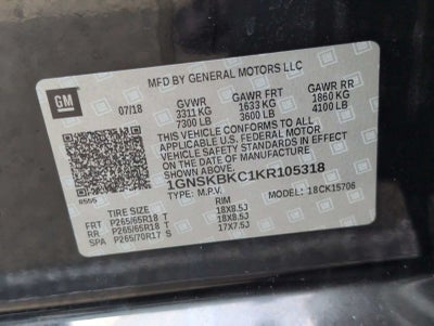 2019 Chevrolet Tahoe LT