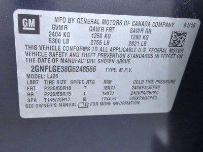 2016 Chevrolet Equinox LTZ