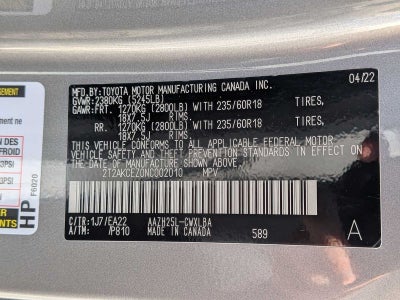 2022 Lexus NX 350h NX 350h