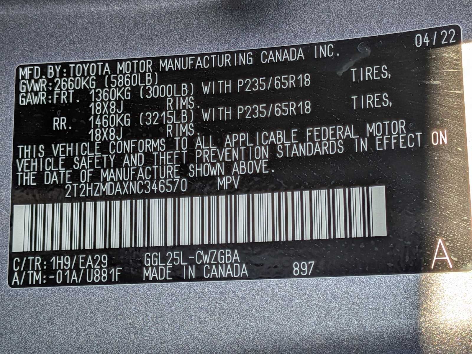 2022 Lexus RX RX 350