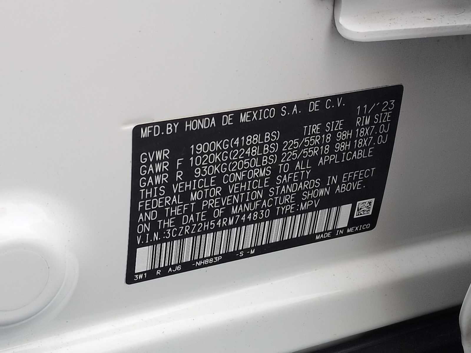 2024 Honda HR-V Sport