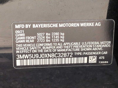 2022 BMW 3 Series M340i xDrive