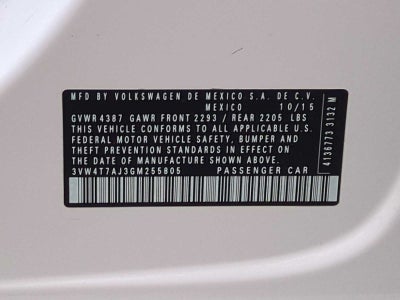 2016 Volkswagen Jetta 2.0T GLI SE