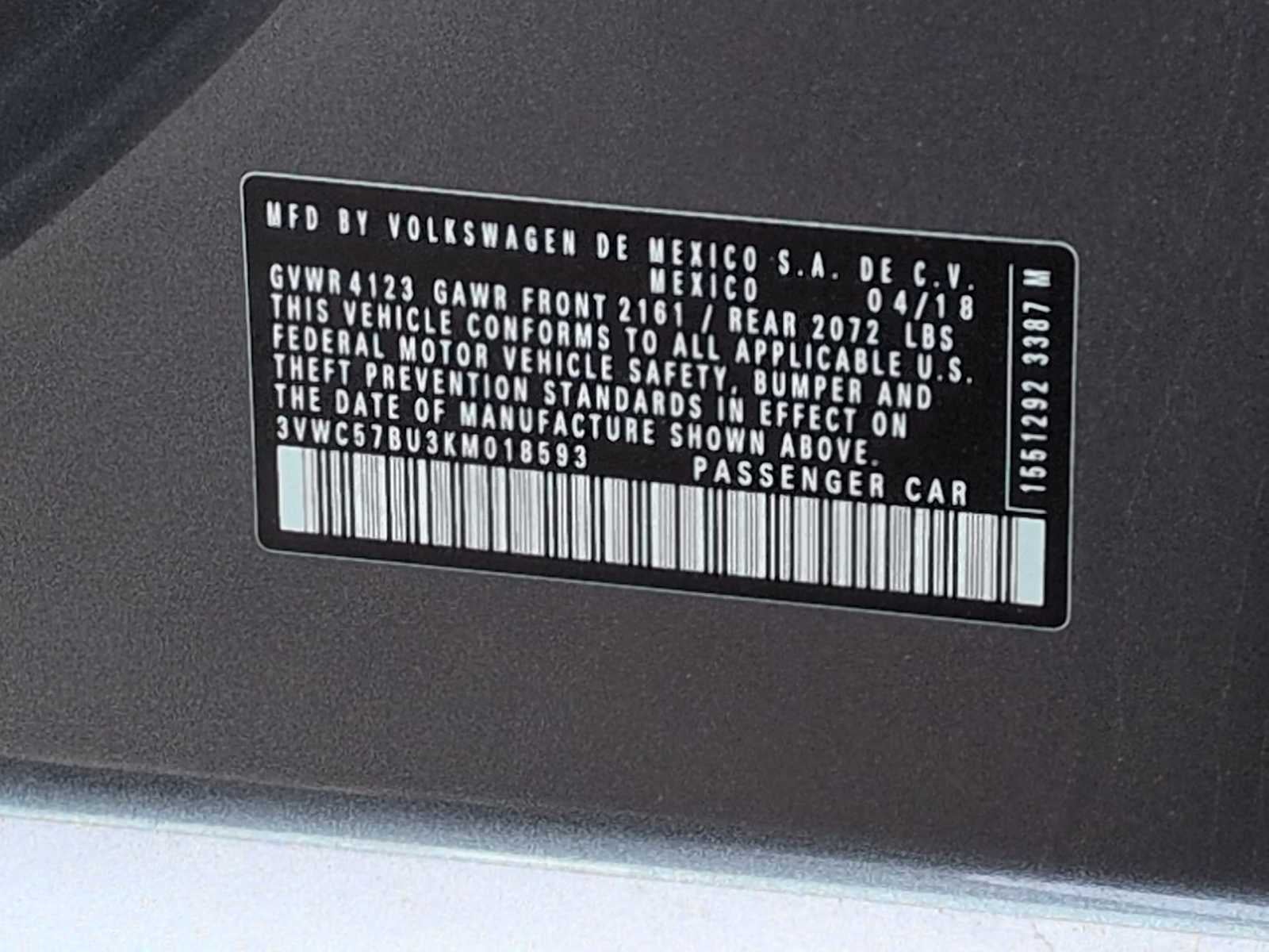 2019 Volkswagen Jetta S