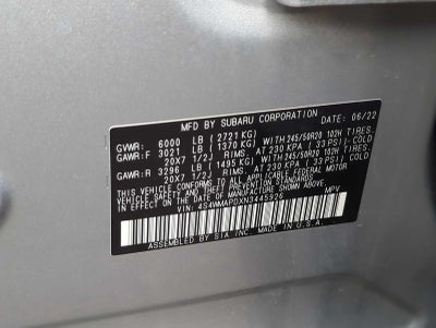 2022 Subaru Ascent Limited