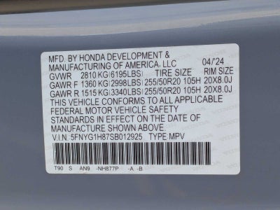 2025 Honda Pilot Elite