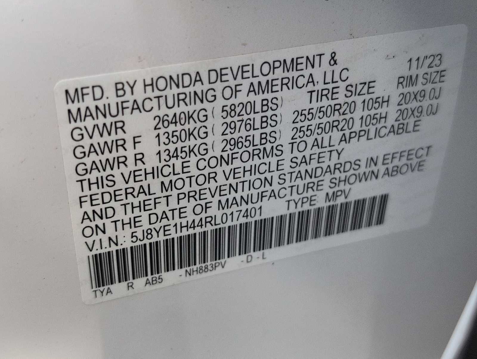 2024 Acura MDX w/Technology Package