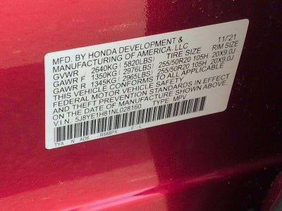 2022 Acura MDX w/Advance Package