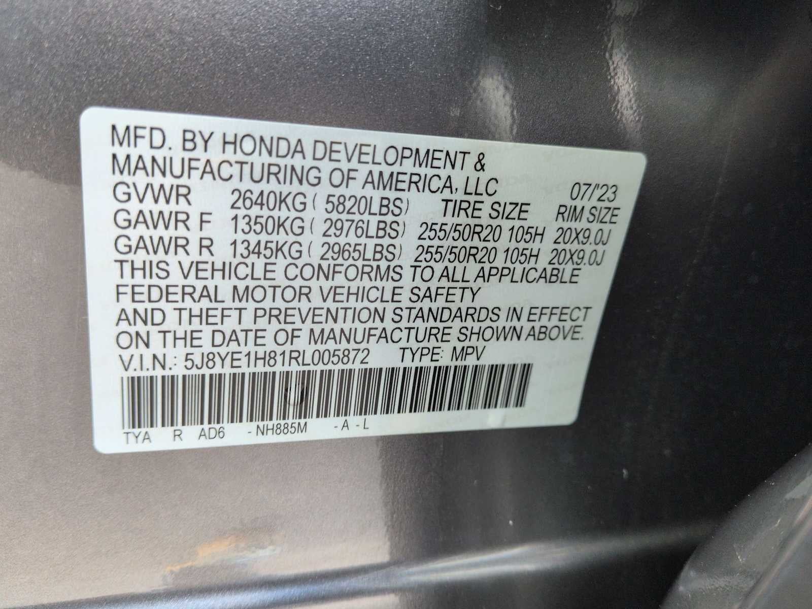 2024 Acura MDX w/Advance Package