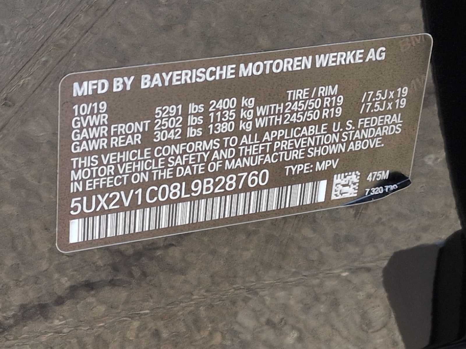 2020 BMW X4 xDrive30i xDrive30i
