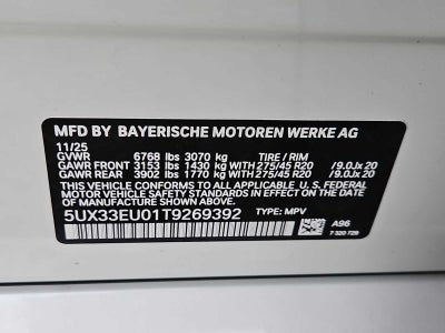 2026 BMW X5 M60i