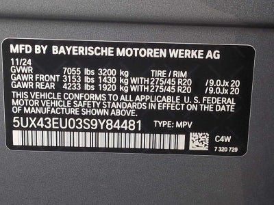 2025 BMW X5 xDrive50e xDrive50e