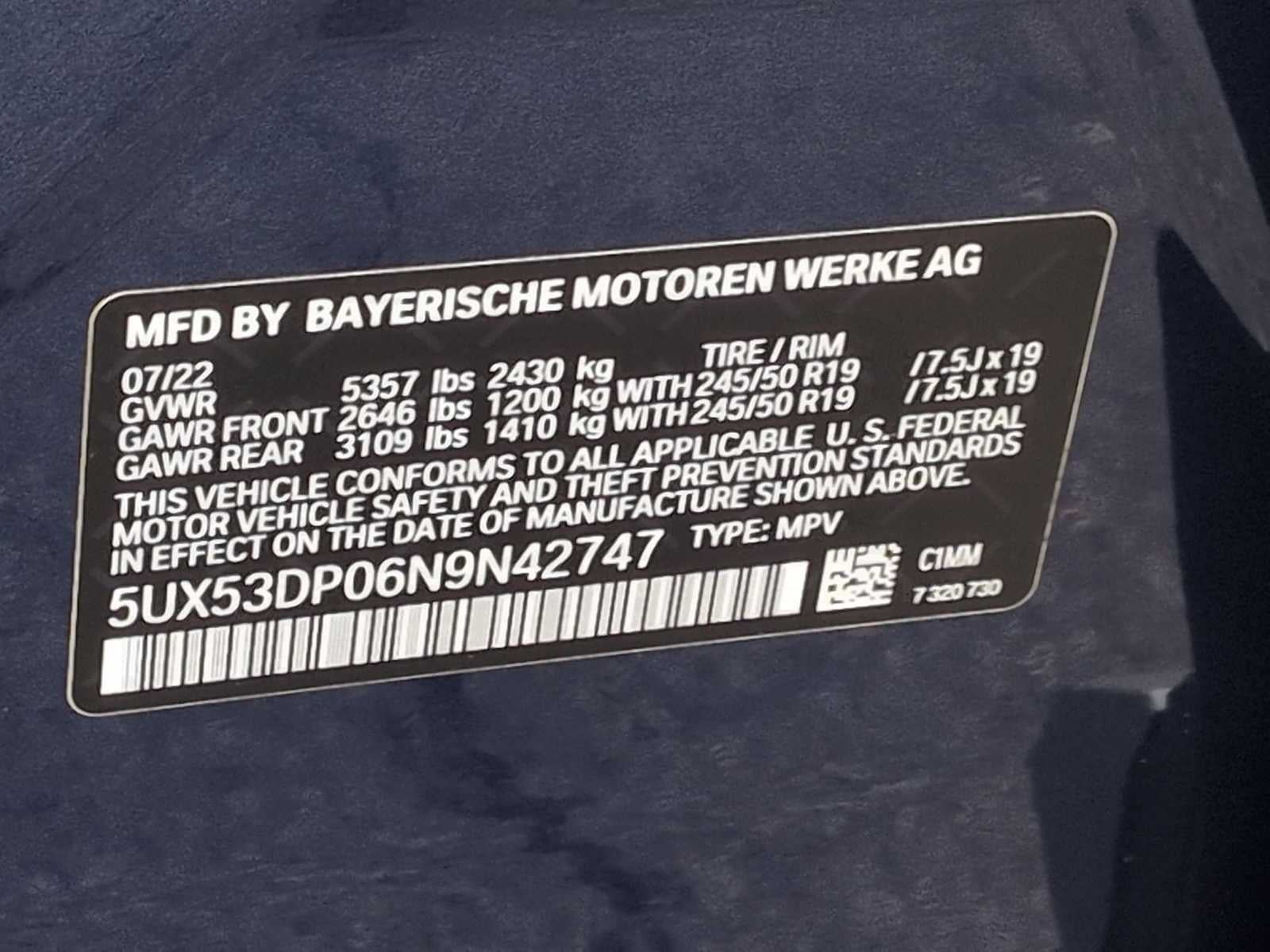 2022 BMW X3 xDrive30i xDrive30i