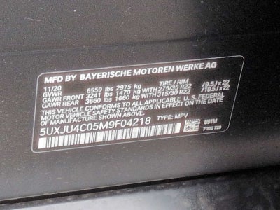 2021 BMW X5 M50i