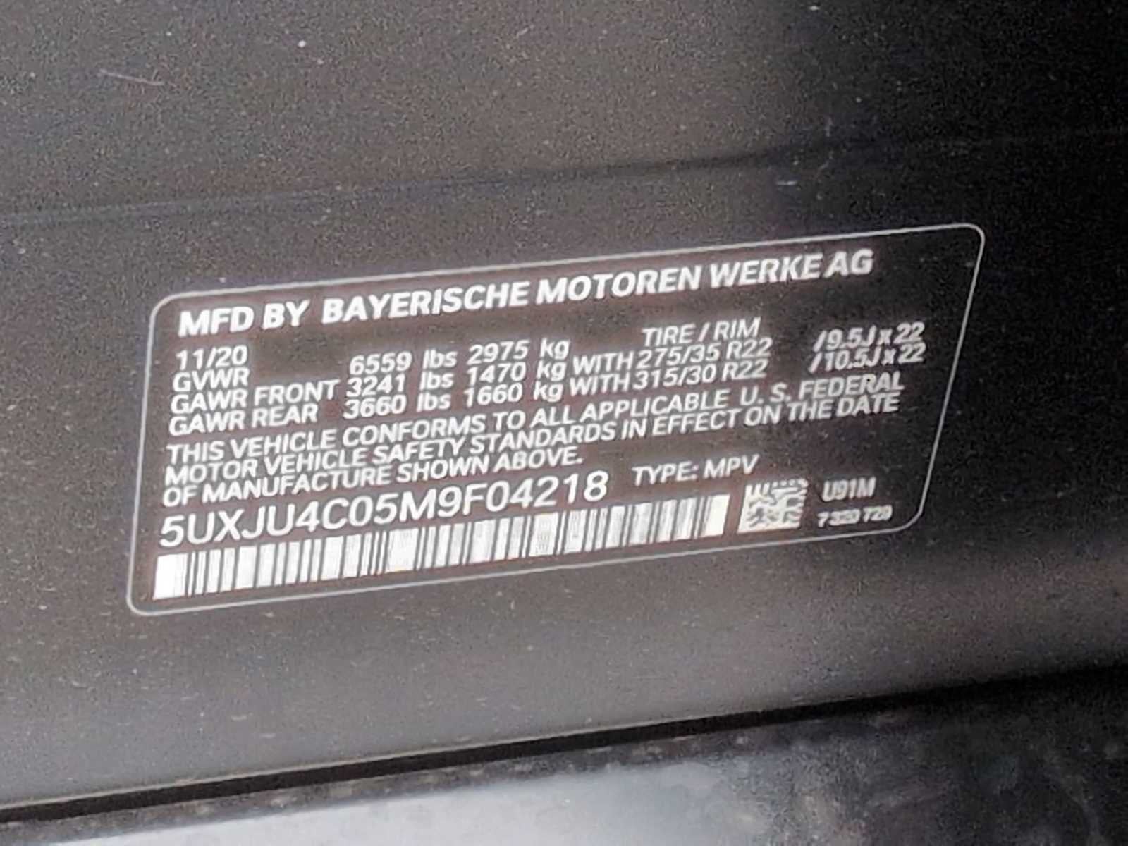 2021 BMW X5 M50i