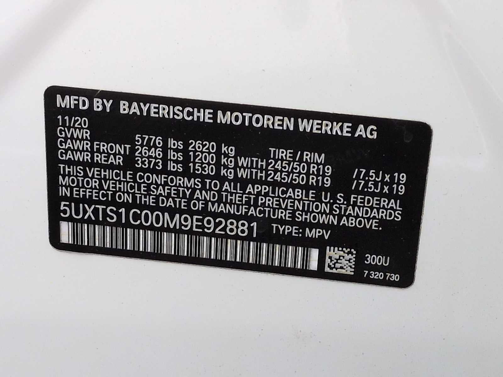 2021 BMW X3 xDrive30e