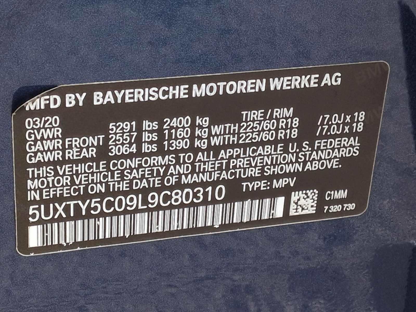 2020 BMW X3 xDrive30i