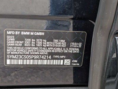 2023 BMW XM Sports Activity Vehicle