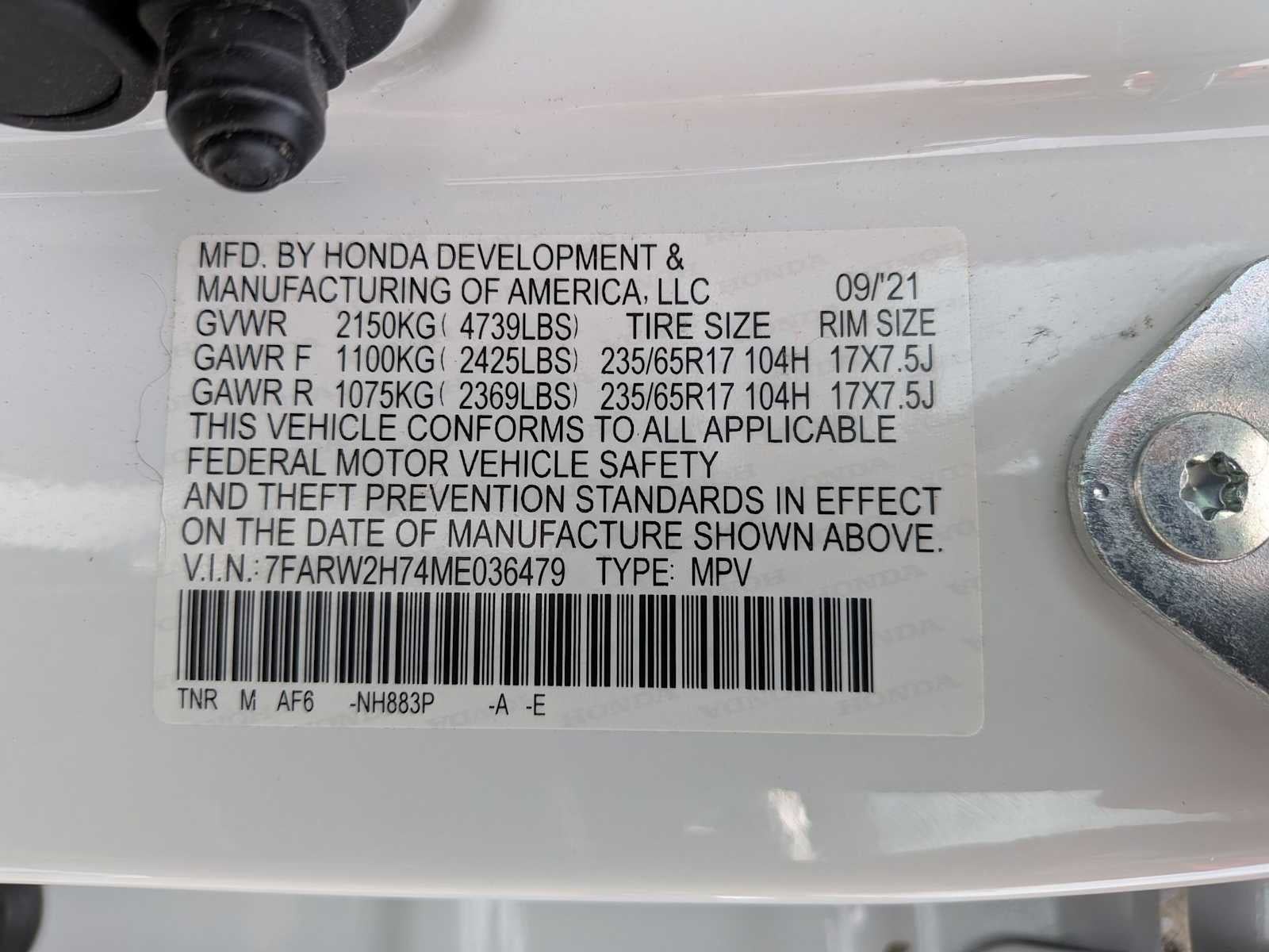 2021 Honda CR-V Special Edition
