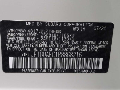 2024 Subaru Impreza Sport