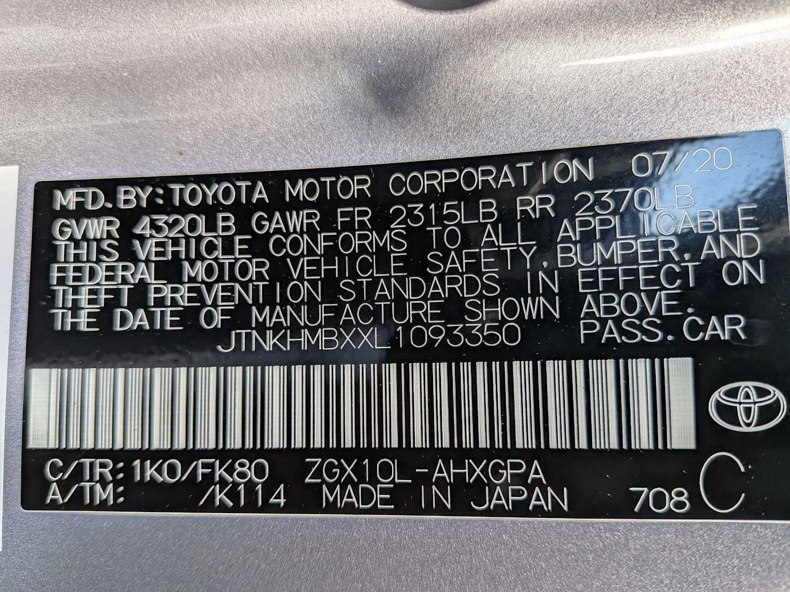 2020 Toyota C-HR XLE