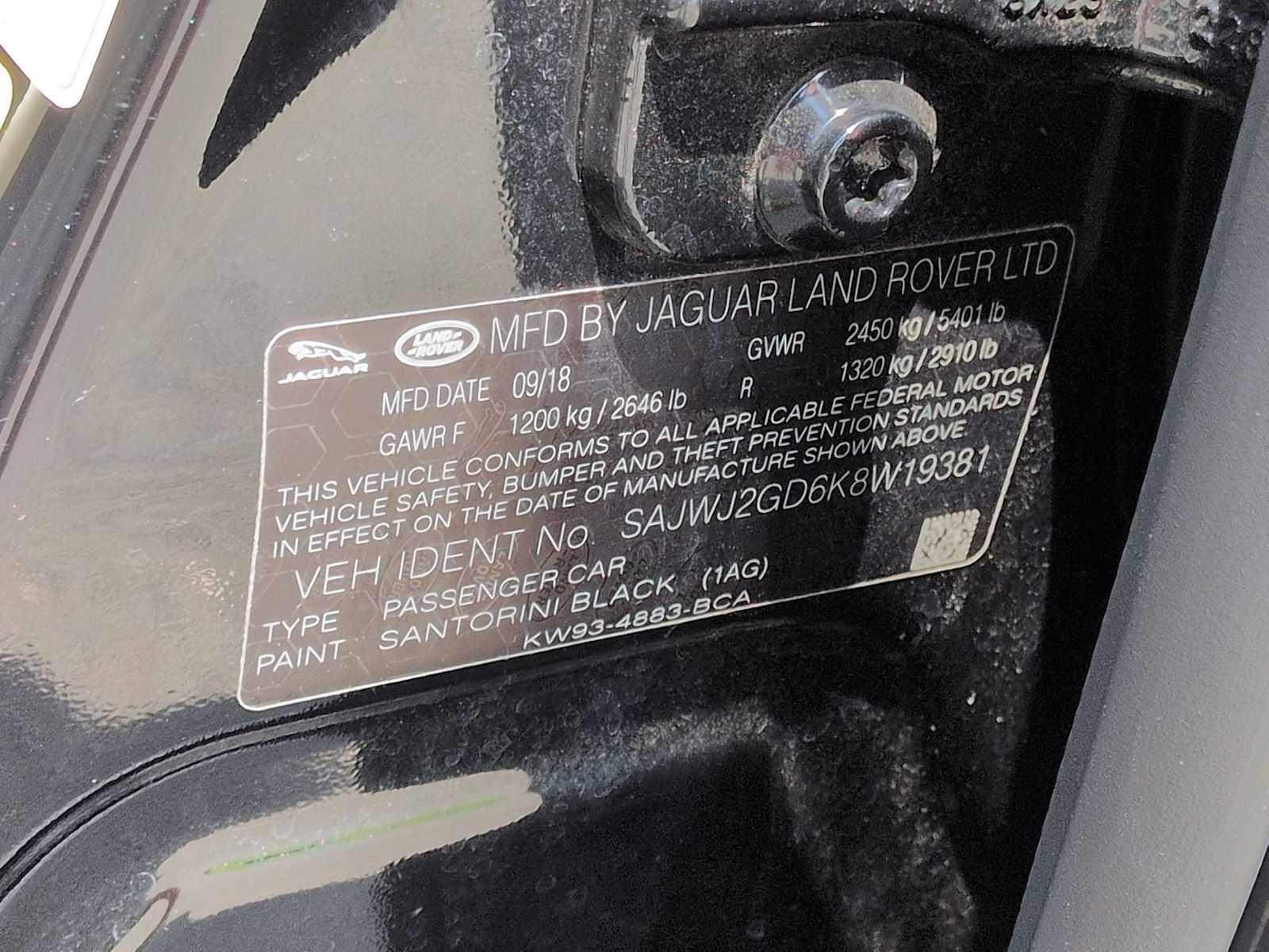 2019 Jaguar XJ XJ50 V6