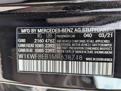 2021 Mercedes-Benz C 300 C 300