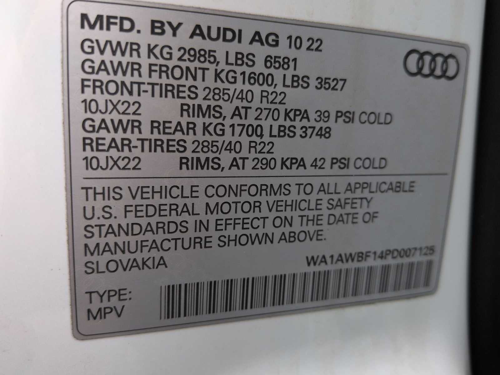 2023 Audi SQ8 Premium Plus