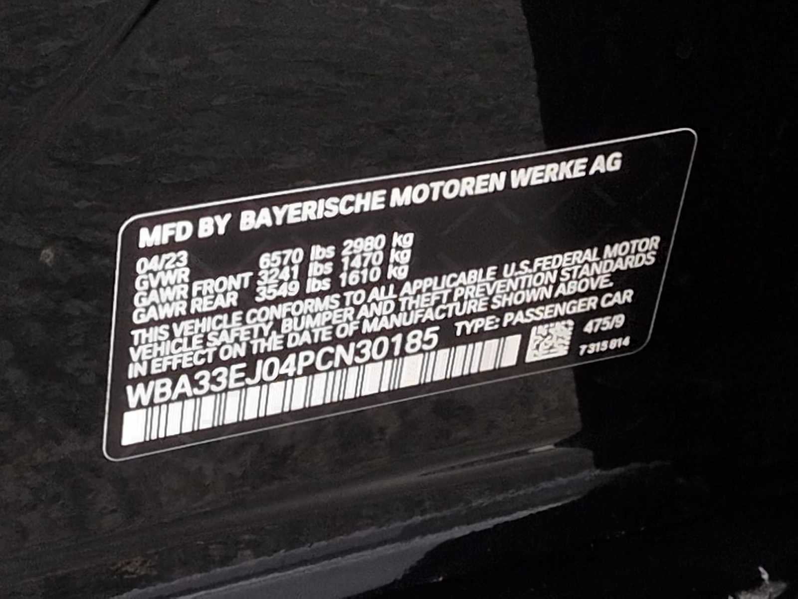 2023 BMW 7 Series 760i xDrive