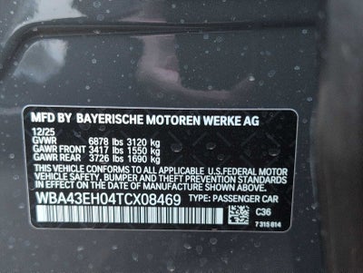 2026 BMW 7 Series 750e xDrive