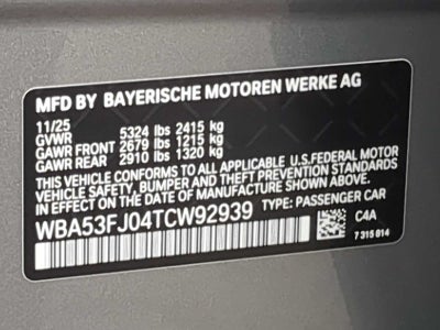 2026 BMW 5 Series 530i xDrive