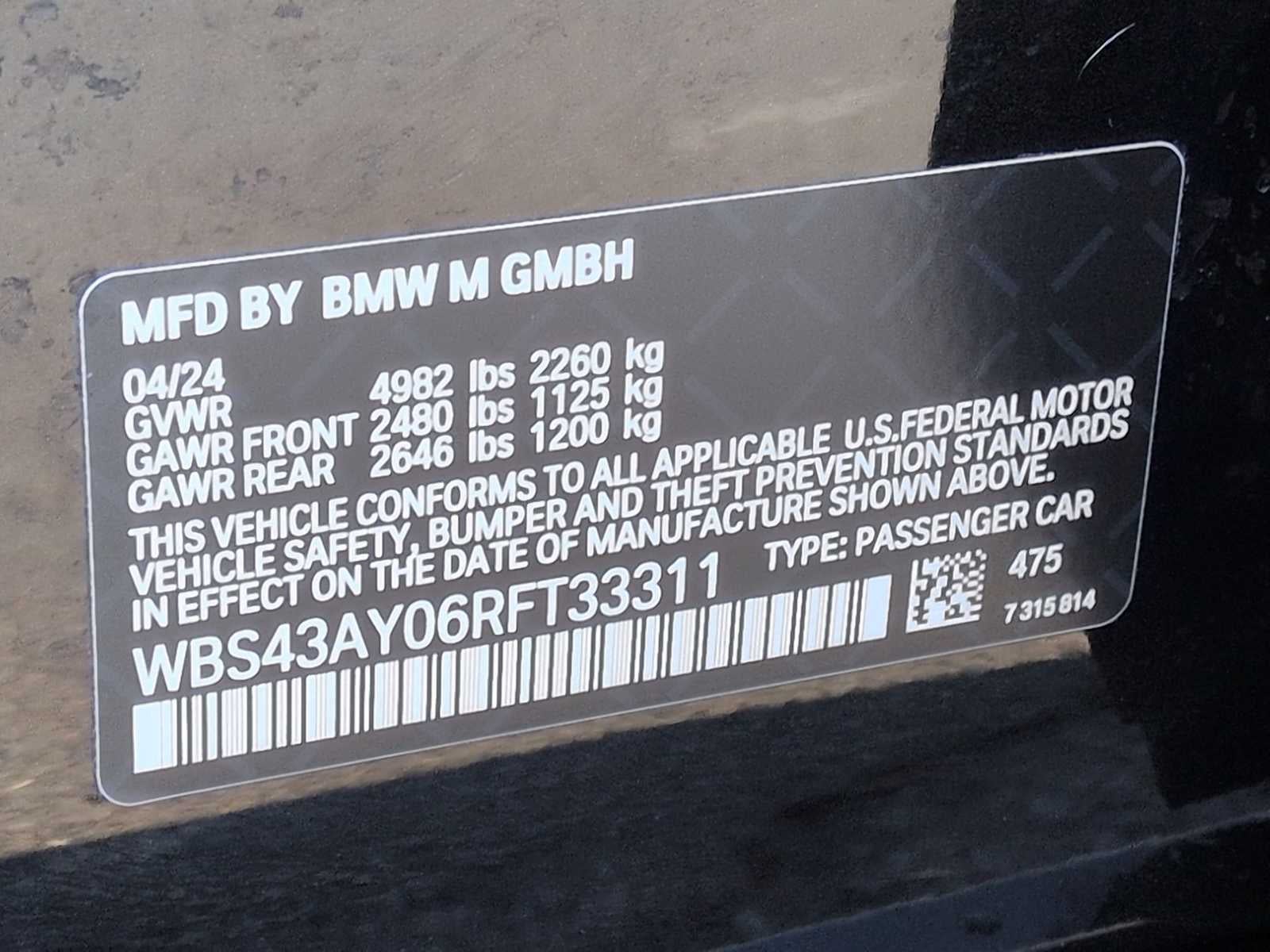 2024 BMW M3 Competition xDrive