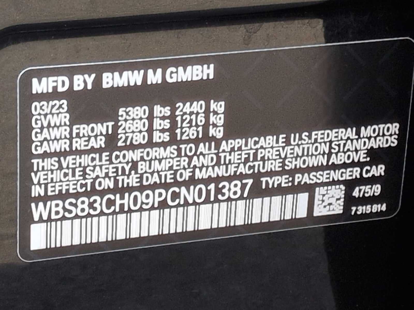 2023 BMW M5 Sedan