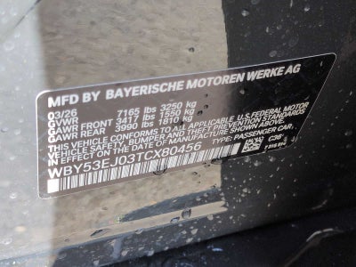 2026 BMW i7 xDrive60