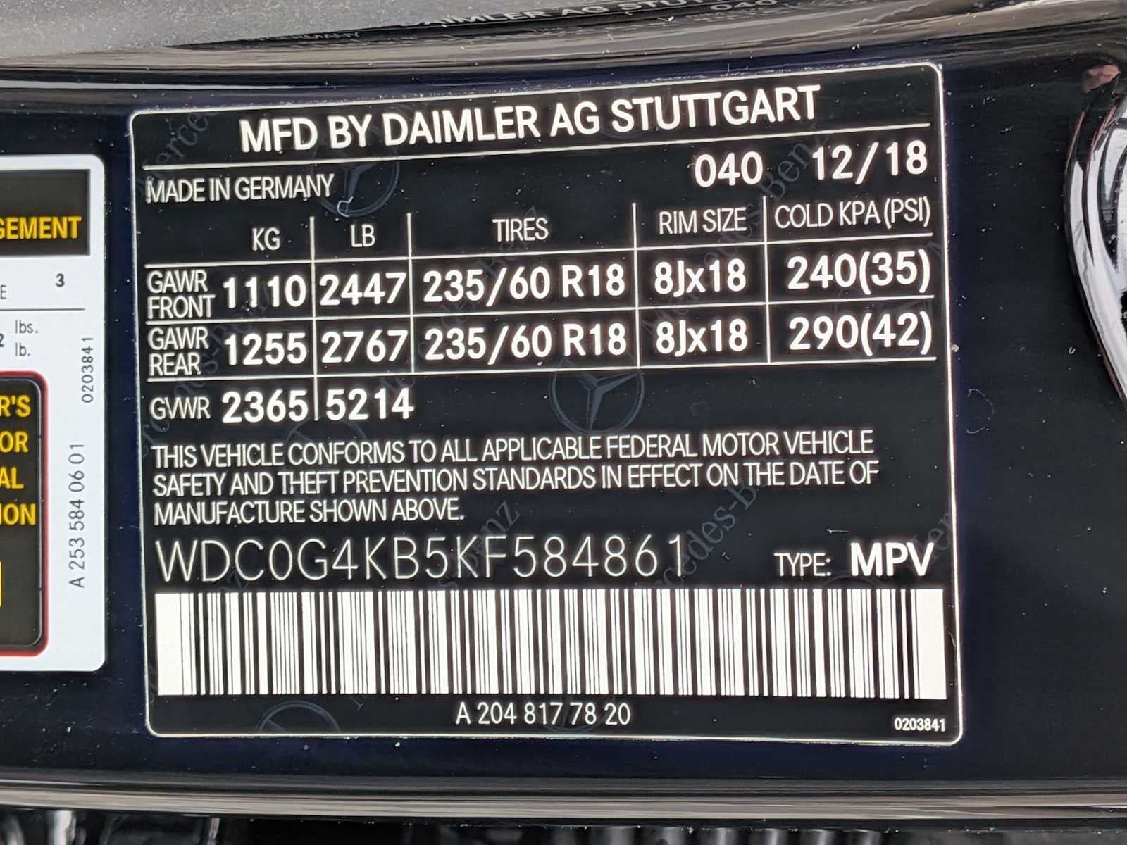 2019 Mercedes-Benz GLC GLC 300