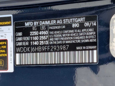 2015 Mercedes-Benz E 400 E 400