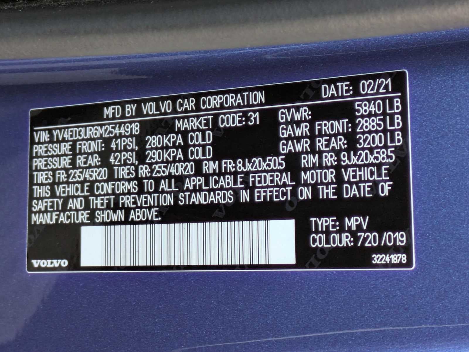 2021 Volvo XC40 Recharge P8 eAWD Pure Electric