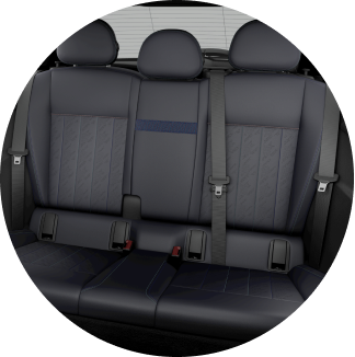 The front and passenger Sports Seats in the MINI Cooper S 4 Door.