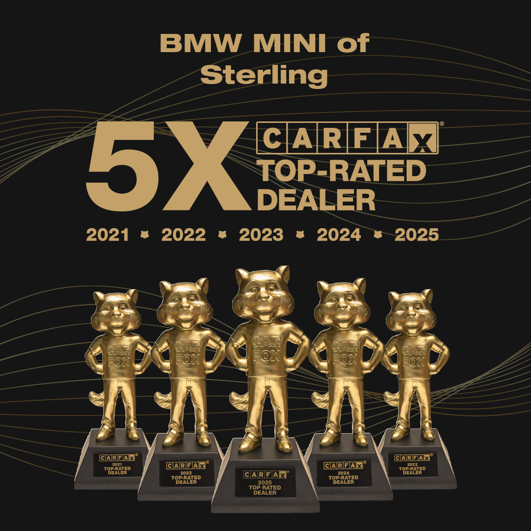 2025 CARFAX Top Rated Dealer award earned by MINI of Sterling